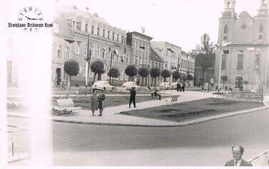 Widok na Rynek, lata 70. Z archiwum Michała Maciejewskiego 