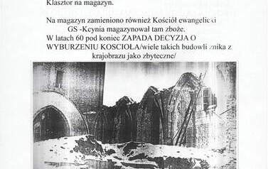 Kości&oacute;ł ewangelicki - materiały. Zebrał Roman Tadych 