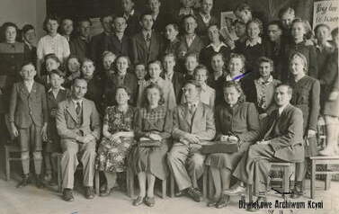 Liceum w Kcyni, 1947 r. Z archiwum Anny Wierzchosławskiej