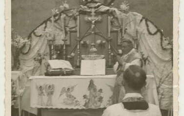 Prymas Wyszyński w Kcyni, 1962 r. Z archiwum Anny Oratowskiej
