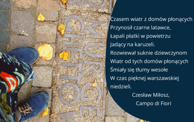 Czesław Miłosz, Campo di Fiori. 