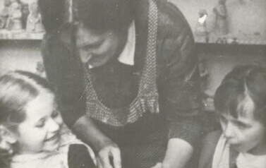 17.07.1965 Na zajęciach u Klary Prillowej. Z archiwum Pawła Prusaka 
