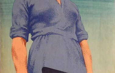 Plakat propagandowy, 1953 