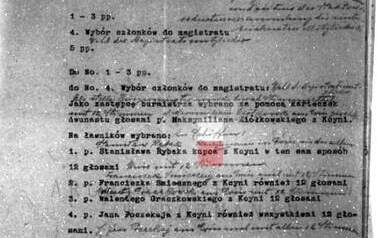 Rada Miasta - Janusz Broekere. Źr&oacute;dło: szukajwarchiwach.gov.pl 