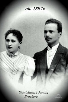 Ok. 1897 r. Stanisława i Janusz Broekere. Z archiwum rodziny Majewskich