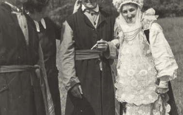 Od lewej: Franciszek Gorajewski, Klara Prillowa, Władysław Walczak, Anna Michalska. Z archiwum Zofii Gorajewskiej