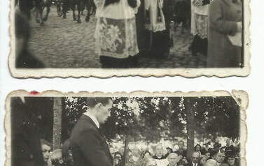 Pogrzeb Kazimiery Pietrykowskiej, siostrzenicy o. Efrema, X 1936 r. Z archiwum rodziny