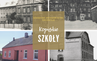 Kcyńskie szkoły. Kolaż. 