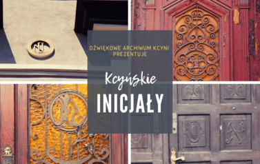 Kcyńskie inicjały. Kolaż.
