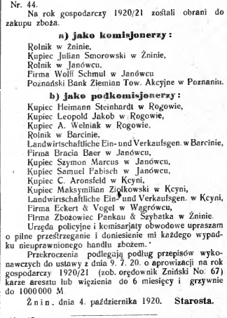 Orędownik Powiatu Żnińskiego 1920 10 09 R 33 nr 80 - Kujawsko-Pomorska Biblioteka Cyfrowa(2)