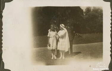 Podpis pod zdjęciem: W Chłapowie, VI.1937 r. Z archiwum Barbary Sobowiec (zbiory rodziny dr. Stanisława Jedwabnego)