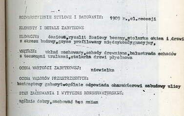 Karta obiektu 81.1.