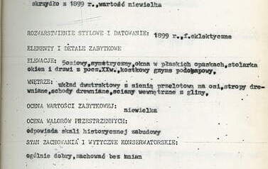 Karta obiektu 73.1.