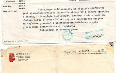 Zaświadczenia studenckie. Z archiwum Pawła Cieślewicza