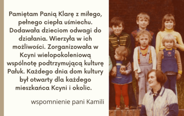 Urodziny Klary - wspomnienie pani Kamili