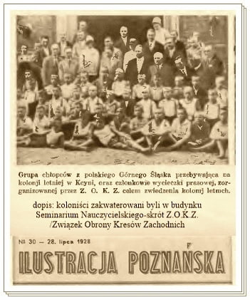 Kolonia letnia w Kcyni. Nadesłał Roman Tadych