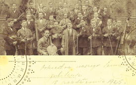 Podpis: Orkiestra Seminarjum, Jubileusz 15 października 1925 r. Z archiwum Andrzeja Maniaka