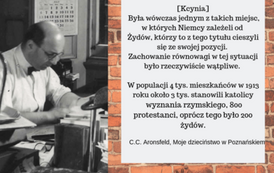 2 fragment artykułu "Moje dzieciństwo spędzone w Poznańskiem" C.C. Aronsfelda