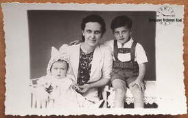 Klara Prill z dziećmi, 2.06.1943 r. 