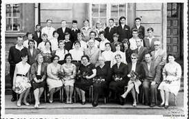 Zakończenie szkoły podstawowej, 1961 r. Z archiwum Stanisława Pilarskiego 