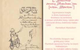 Sztambuch Leo Schellnera, str. 1 wraz z tłumaczeniem 