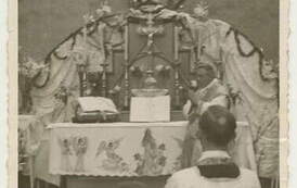 Prymas Wyszyński w Kcyni, 1962 r. Z archiwum Anny Oratowskiej