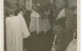 Prymas Wyszyński w Kcyni, 1962 r. Z archiwum Anny Oratowskiej 