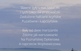 Piosenka o Kcyni, cz. 4. Autor: Tekla Pezacka. Z archiwum Grażyny Cieślik