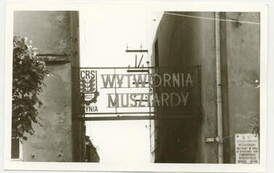 Szyld wytw&oacute;rni musztardy 