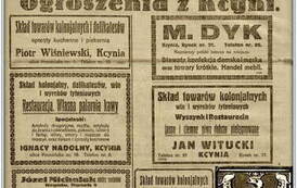 Reklamy prasowe. Nadesłał Roman Tadych 