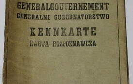 Kennkarta Henryka Kozłowskiego. Okładka.