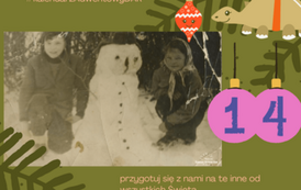13.12.20 Dzieci z bałwankiem. Z archiwum Marii Krzyżanowskiej 