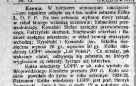 Orędownik Powiatu Szubińskiego z 1927 r. Nadesłał Jerzy Kabaciński 