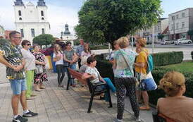 Zaczynamy spacer, tradycyjnie na Rynku. Fot. I. Hernet