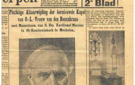 HET HANDEELSBLAD van Antwerpen (Belgia) z dn. 1.02.1931 r.-1 str. Z archiwum rodziny 