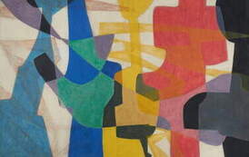 Maria Jarema, z cyklu "Wyrazy", 1956, wł. Fundacja Rodziny Starak&oacute;w 