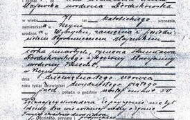 1925 r. Akt Zgonu Anny Majewskiej, żony Jana Nepomucena. Z archiwum rodziny Majewskich