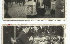Pogrzeb Kazimiery Pietrykowskiej, siostrzenicy o. Efrema, X 1936 r. Z archiwum rodziny