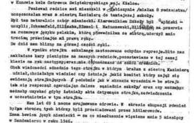 List Marii Szafrańskiej do kierownictwa szkoły w Łabiszynie. Z archiwum Barbary Łojek