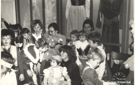 Choinka w GOK-u w Kcyni, 1985 r. Z archiwum Piotra Makarewicza