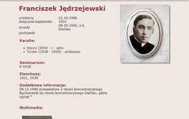 Ks. Franciszek Jędrzejewski. Źr&oacute;dło: WTG Gniazdo