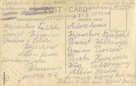29.01.1942 r. Rewers zdjęcia.