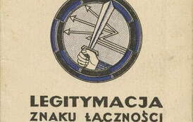Legitymacja Znaku Łączności. Z archiwum Władysława Rudaś 