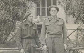 Pamiątka z Rzymu, 2.04.1945 r. Z archiwum Władysława Rudaś