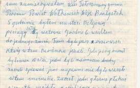 Wspomnienie Albina Rudaś -str. 1. Z archiwum Władysława Rudaś