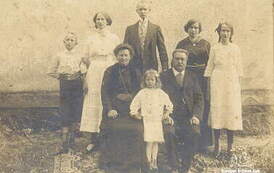 Rodzina Głowackich - Zalesie, lipiec 1914 r. Z archiwum Adama Czabańskiego
