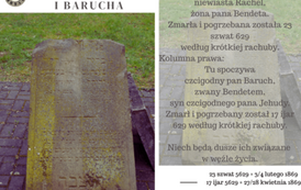 Macewa Racheli i Barucha Bendet. Tł. dr Sł. Pastuszka 