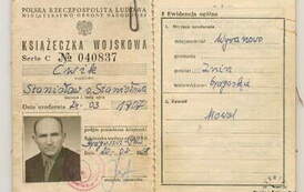 Książeczka wojskowa St. Ćwika. Z archiwum Wandy Częstochowskiej 