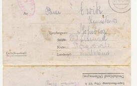 List Stanisława Ćwika do matki. List napisany w oflagu w Murnau. Z archiwum Wandy Częstochowskiej