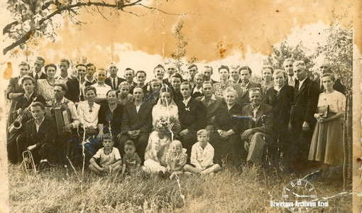 Wesele Łucji i Witolda Kalków, 19.06.1950 r. Z archiwum Beaty Mrowińskiej 